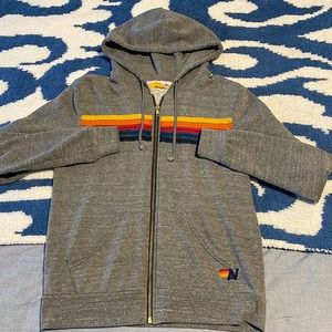 Aviator Nation zip front hoodie.